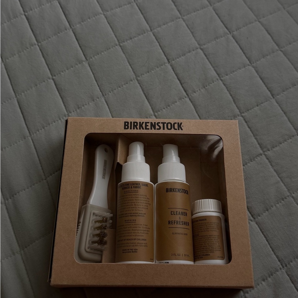 Birkenstock Tan and White Cleaner & Refresher Kit